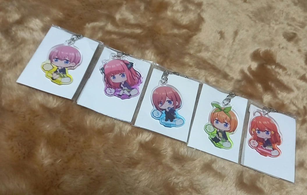 五等分の花嫁アクリルキーホルダー 未開封５個セット⚠️汚れあります