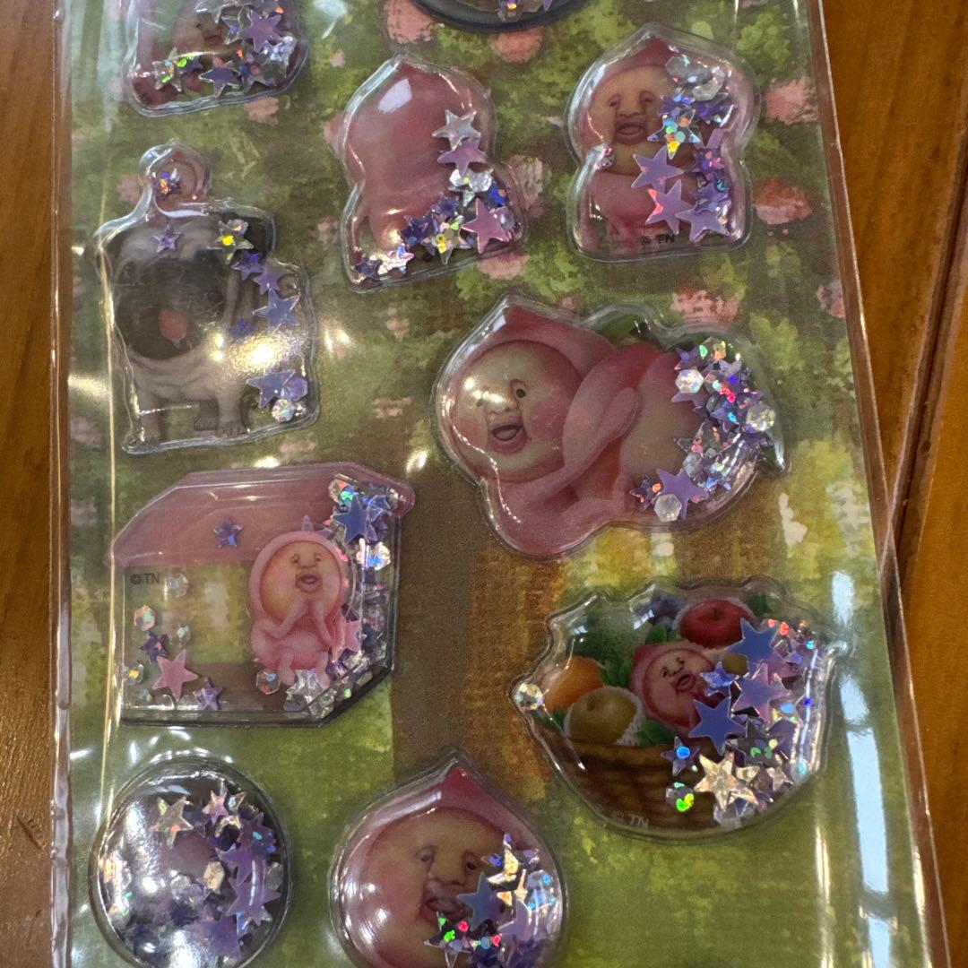 【正規品】こびとずかん　ウォーターシール　マシュマロシール　シャカシャカシール