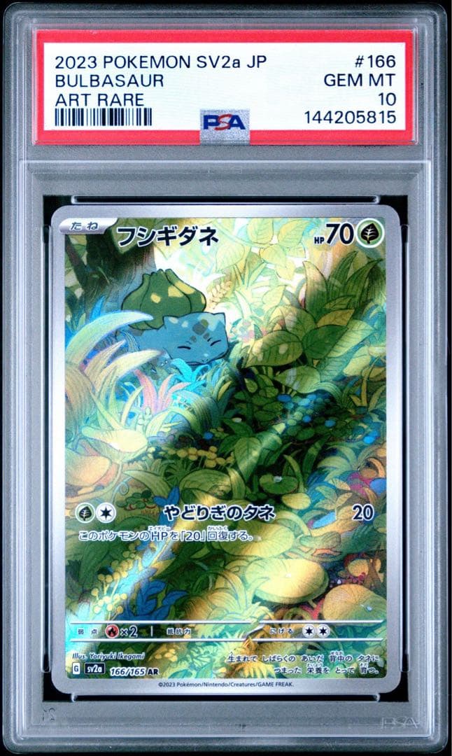 PSA10 フシギダネ ヒトカゲ ゼニガメ　3連番