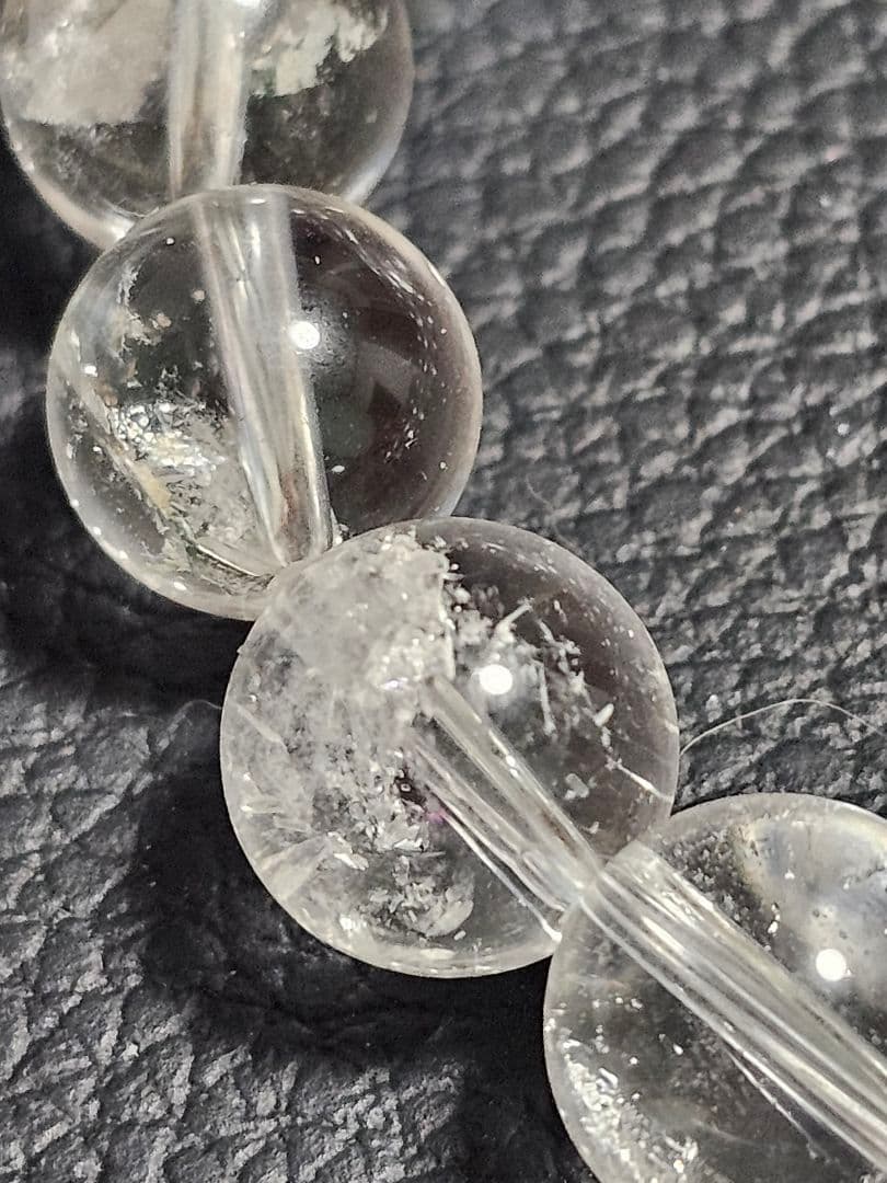 10mm　貫入水晶　クォーツインクォーツ　マニファステーション　ブレスレット