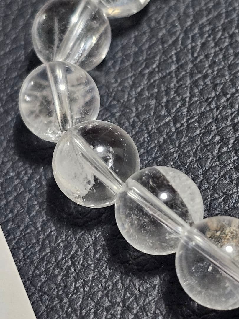 10mm　貫入水晶　クォーツインクォーツ　マニファステーション　ブレスレット