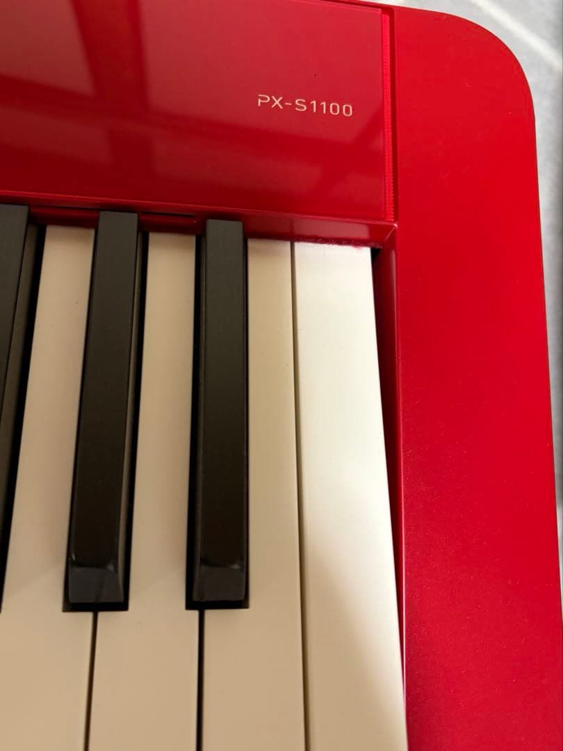CASIO PX-S1100 電子ピアノ Privia 赤 2021年製