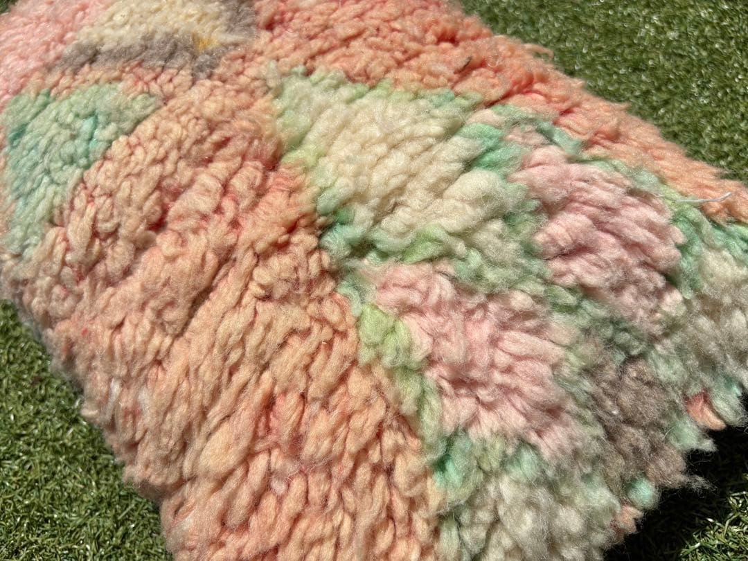 モロッコ　ブジャド　クッション　クッションカバー　プフ　ラグ 201