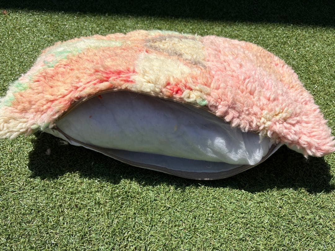 モロッコ　ブジャド　クッション　クッションカバー　プフ　ラグ 201