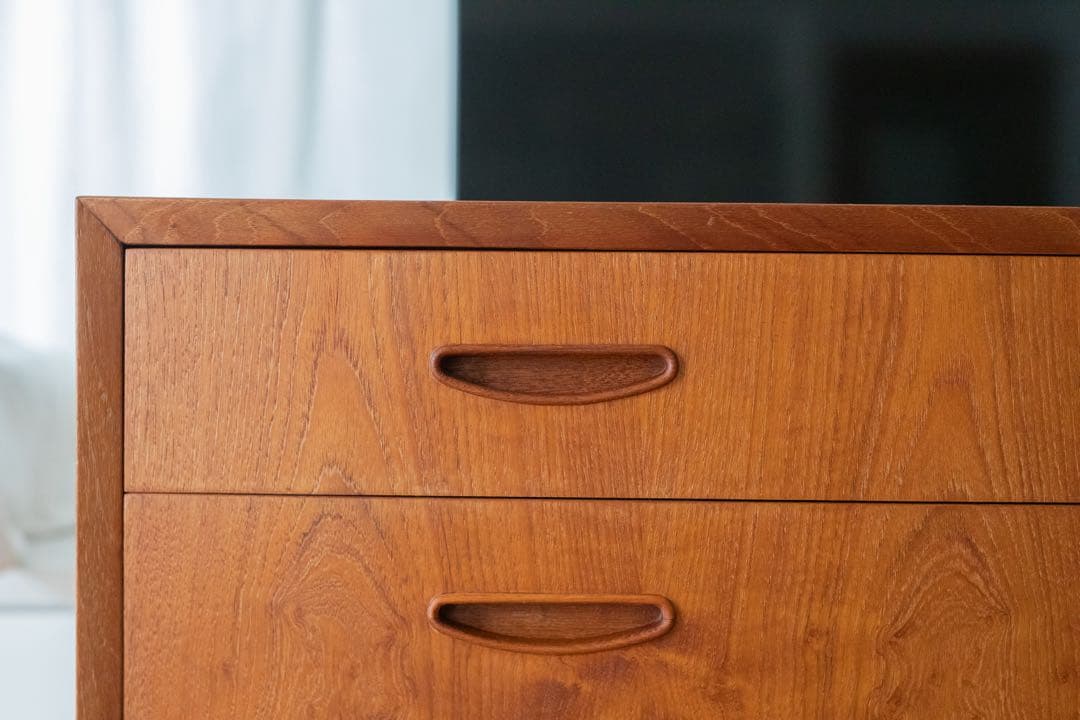 木製ミッドセンチュリー　6段　チェスト　タンス