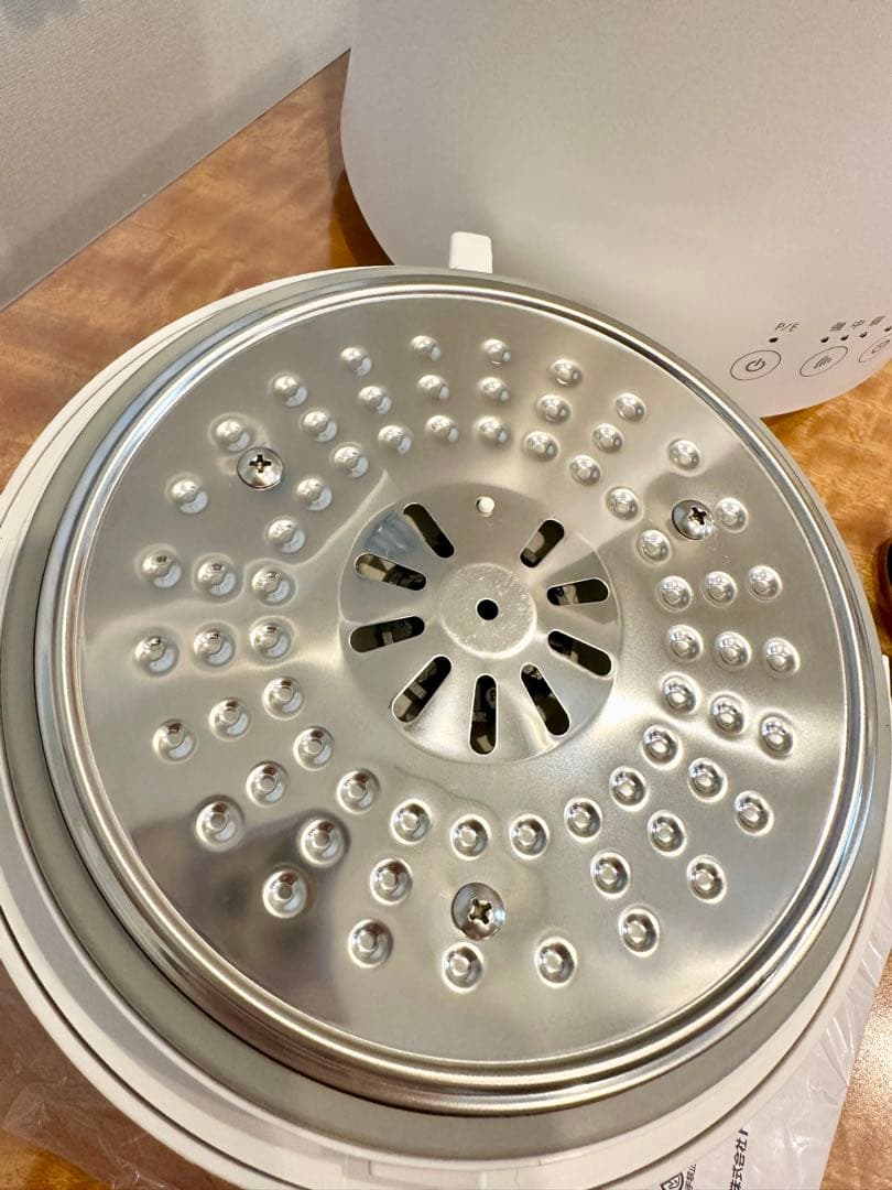 ドウシシャ 加湿器スチーム式 mistone600S 上から給水 3L ホワイト