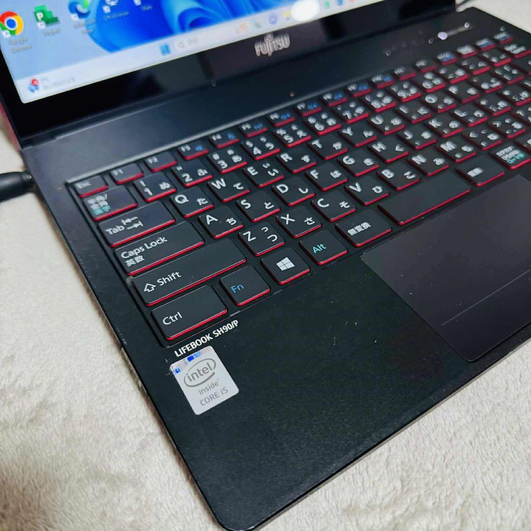 S300 Fujitsuノートパソコンi5 SSD高速Windows11オフィス