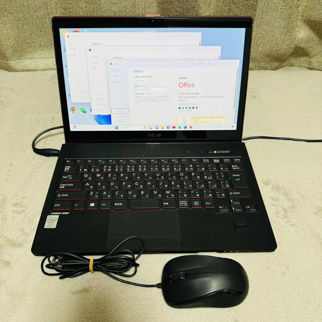 S300 Fujitsuノートパソコンi5 SSD高速Windows11オフィス