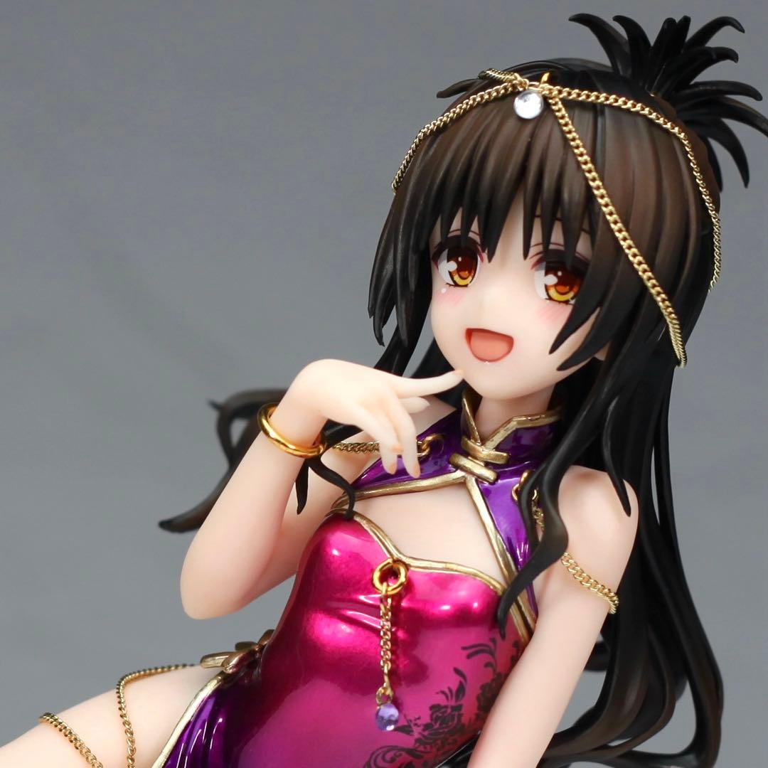 結城美柑　チャイナドレス　リペイント　リペイントフィギュア　フィギュア　紫桃