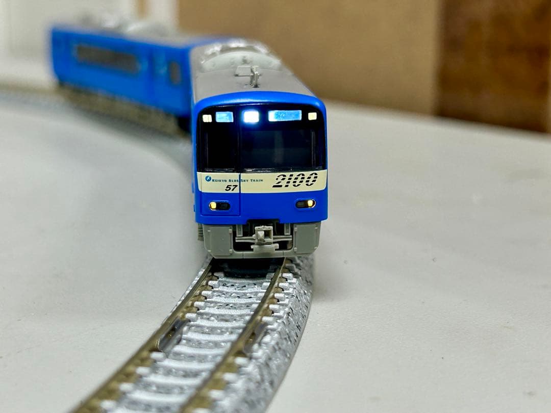 A-3862京急2100形8両セット 青空色の京急2100形ブルースカイトレイン