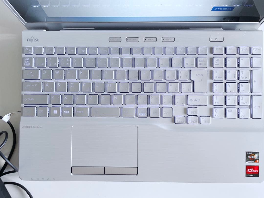 【液漏れあり】富士通LIFEBOOK AH52/H1 ＋ マウス付き