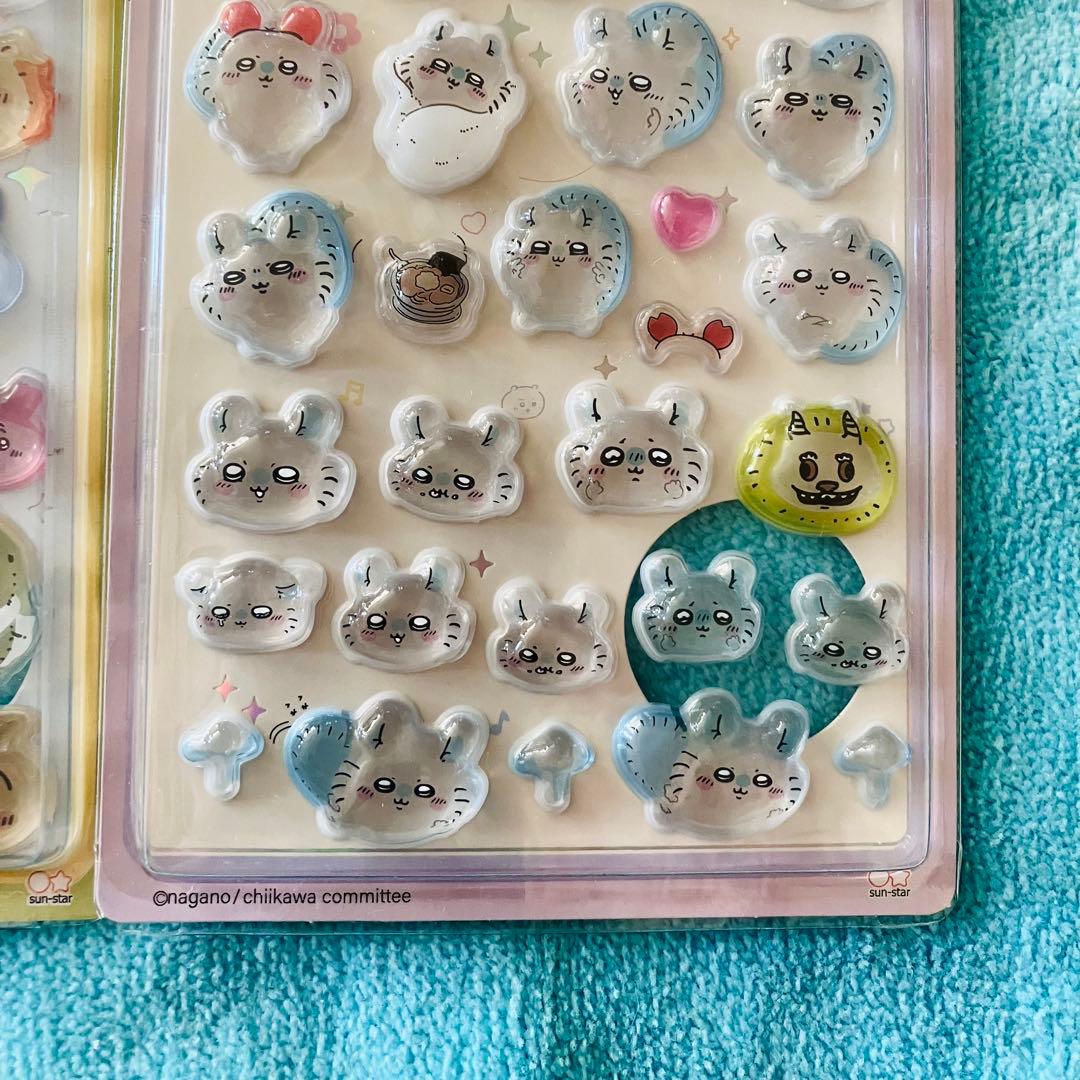 ちいかわボンボンドロップシール【中まで固いシールです】２枚セット