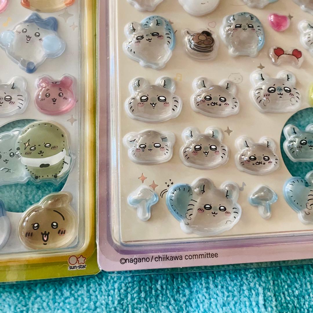 ちいかわボンボンドロップシール【中まで固いシールです】２枚セット