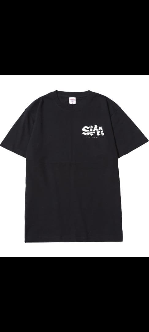 SiM インプTee 黒ボディ XL