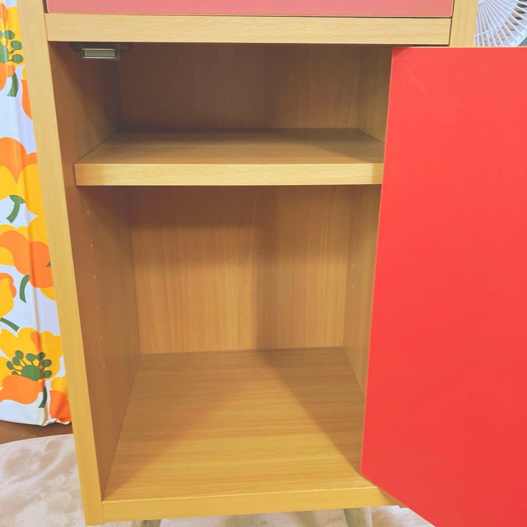 昭和レトロ チェスト 小棚 電話台 ラック スペースエイジ ミッドセンチュリー