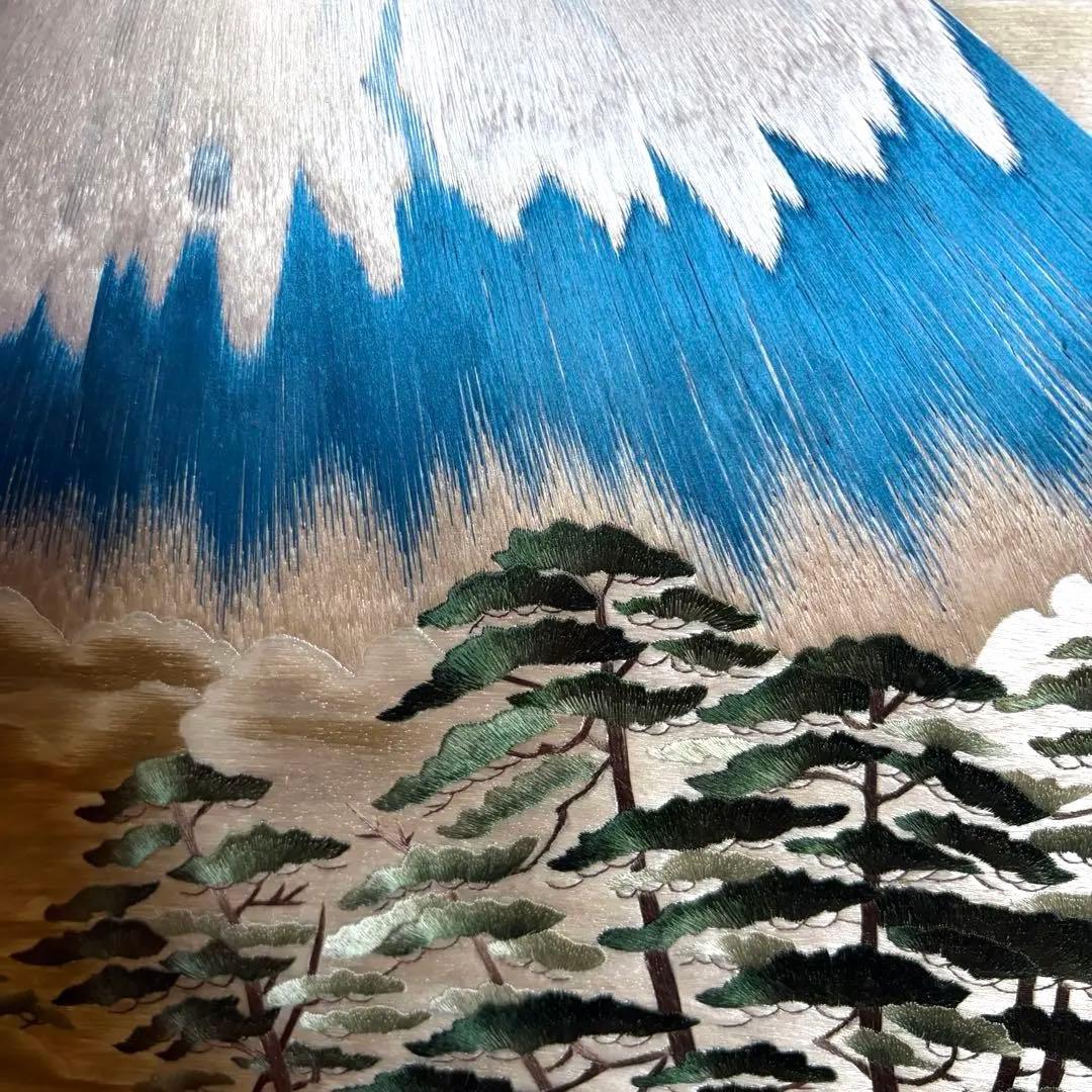 【希少!】日本画刺繍の衝立