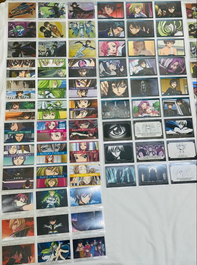 242枚 コードギアス 反逆のルルーシュ カードダスマスターズ 1〜3弾 レア