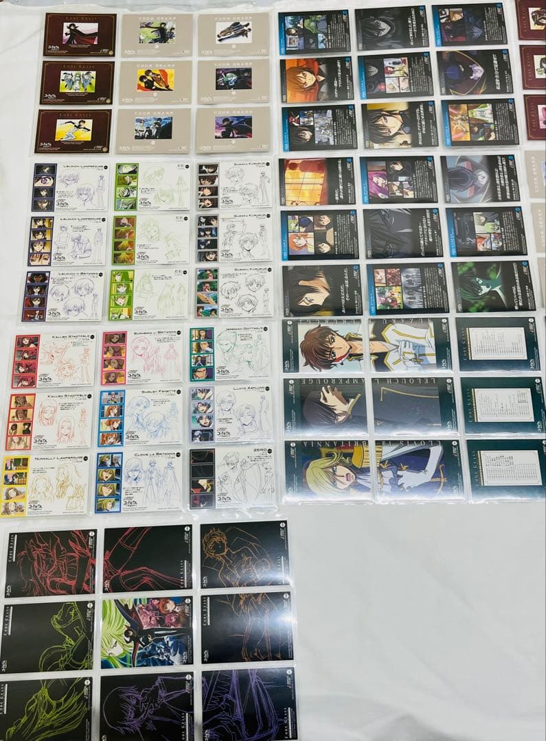 242枚 コードギアス 反逆のルルーシュ カードダスマスターズ 1〜3弾 レア