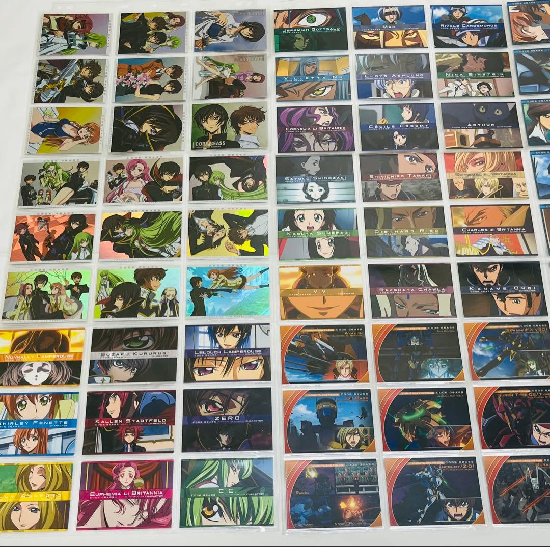 242枚 コードギアス 反逆のルルーシュ カードダスマスターズ 1〜3弾 レア