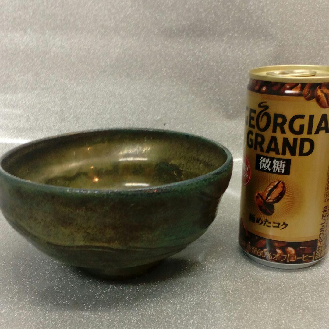 稀少レア蔵出時代茶道具１２．５センチ珍品抹茶茶碗年代在銘不詳当時物陶磁器