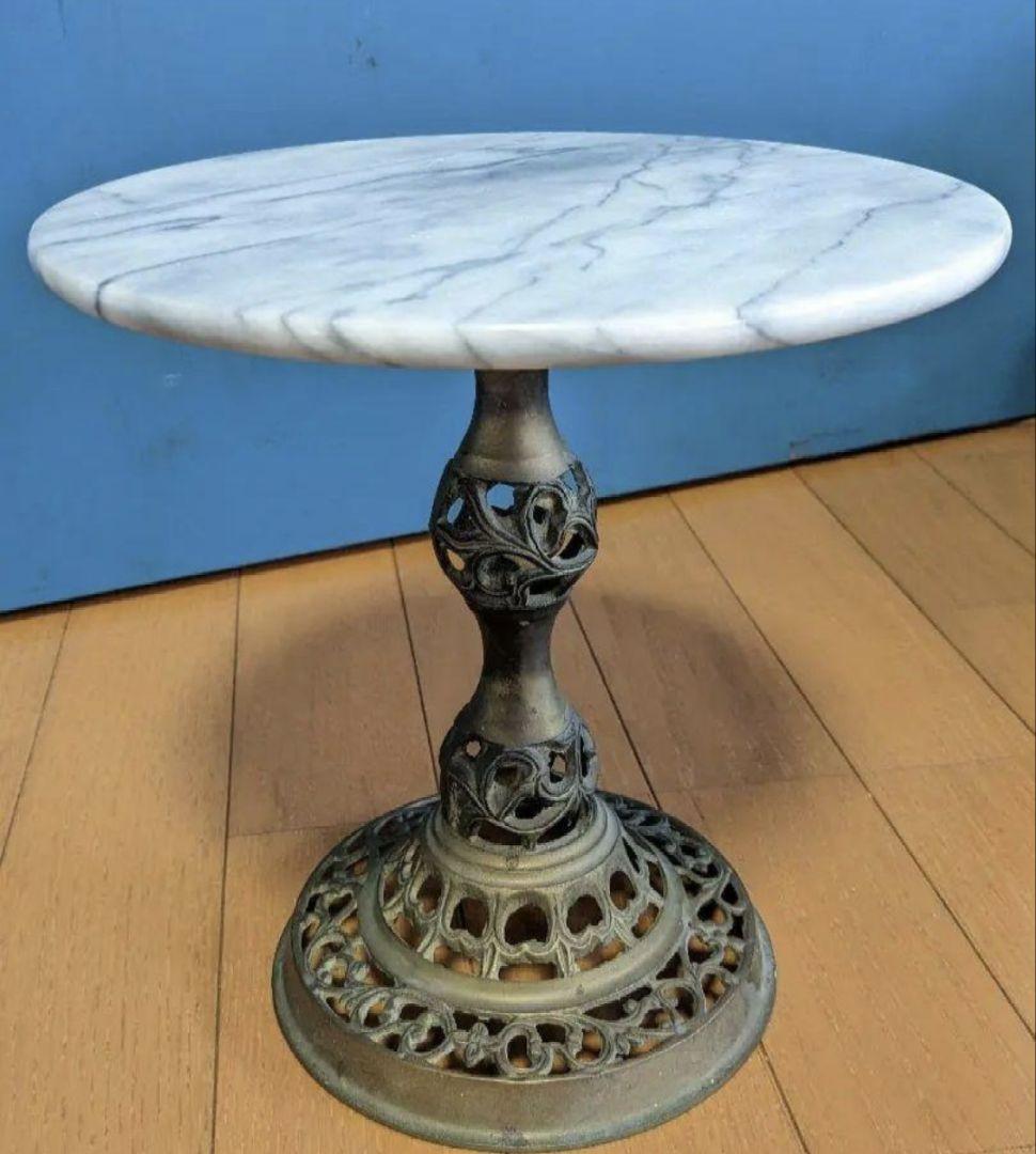 即決価格ありましたらコメントを♡ 昭和レトロ　お洒落な花台♡