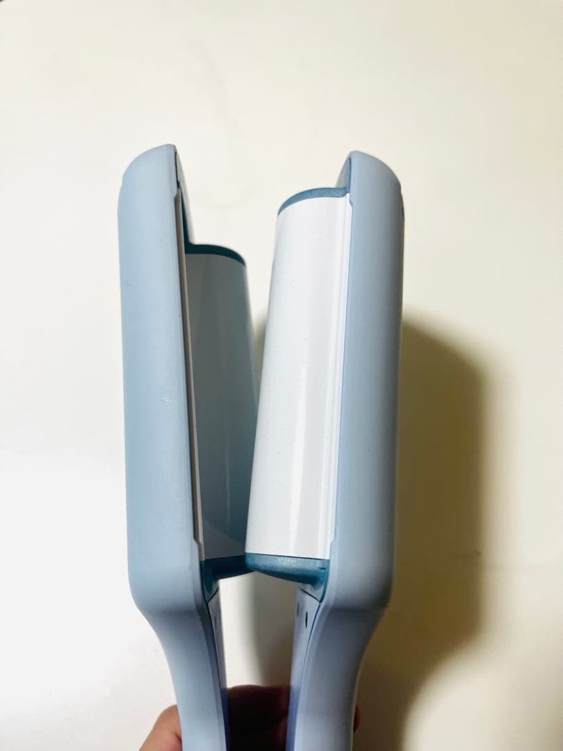 VODANA トリプルフローウェーブアイロン 40mm ライトブルー