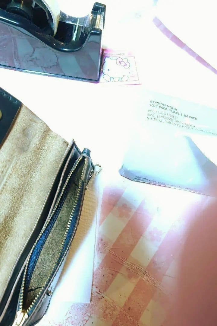 総手縫い ドーナツボタン トラッカーウォレット