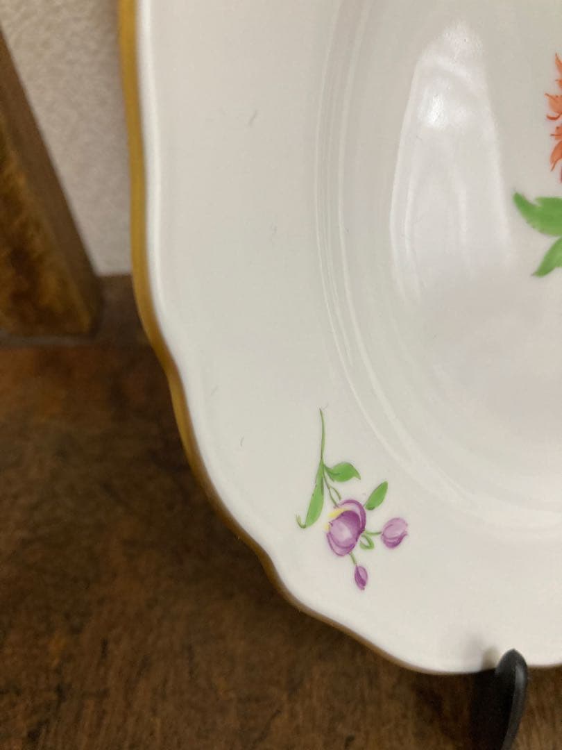 ★特別SALE★マイセン　２枚セット　一つ花　未使用に近い