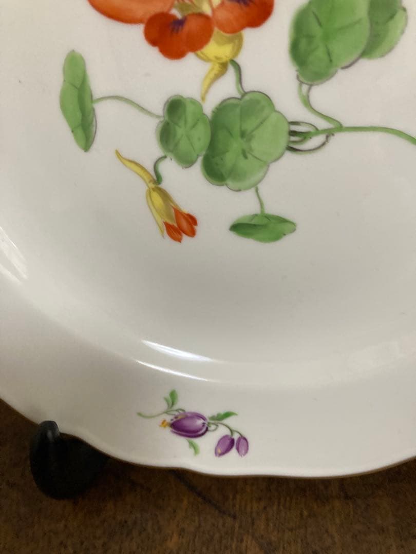 ★特別SALE★マイセン　２枚セット　一つ花　未使用に近い