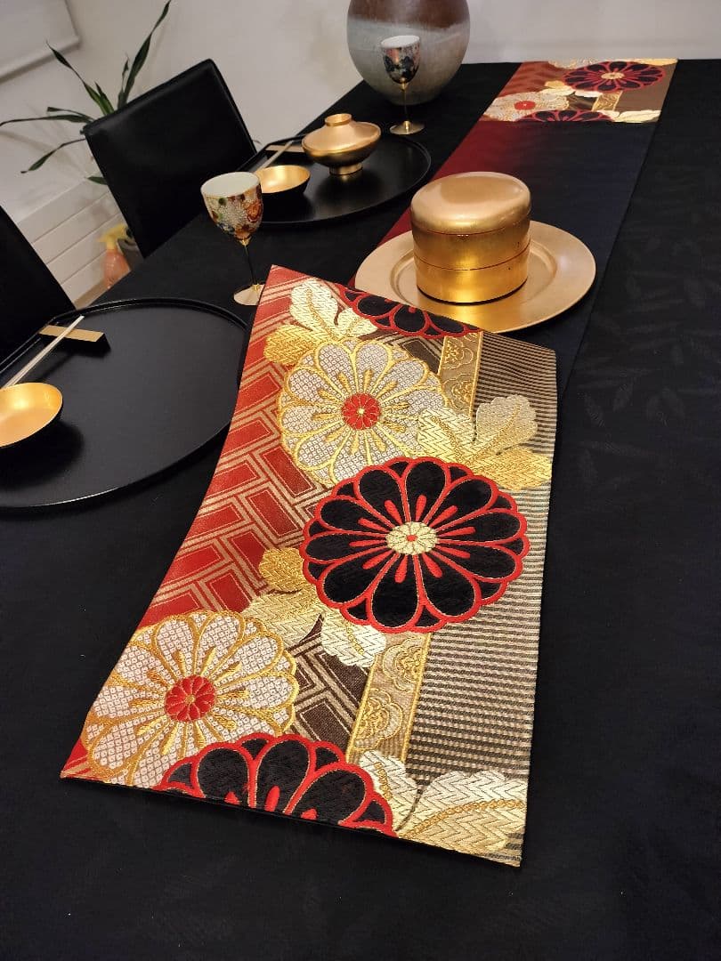 A649★逸品‼️じゅらく謹製 西陣織‼️2m24cm★上代28万札付