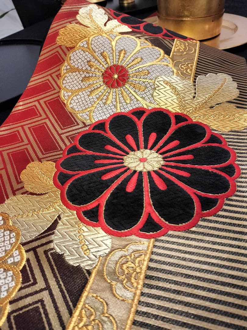 A649★逸品‼️じゅらく謹製 西陣織‼️2m24cm★上代28万札付