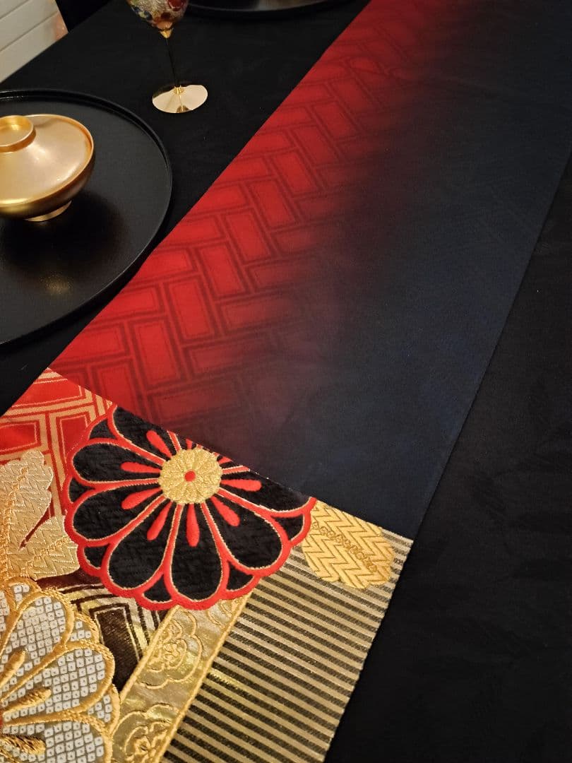 A649★逸品‼️じゅらく謹製 西陣織‼️2m24cm★上代28万札付