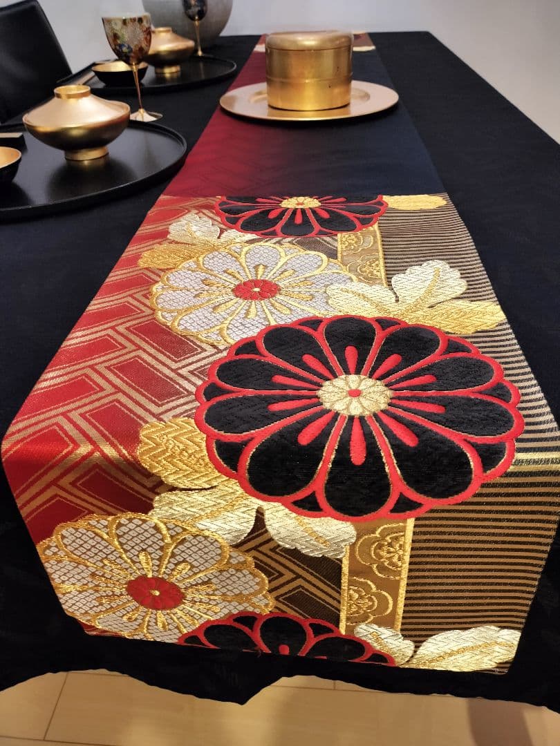 A649★逸品‼️じゅらく謹製 西陣織‼️2m24cm★上代28万札付