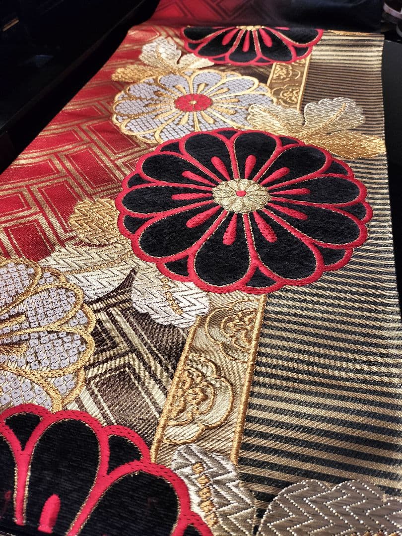 A649★逸品‼️じゅらく謹製 西陣織‼️2m24cm★上代28万札付