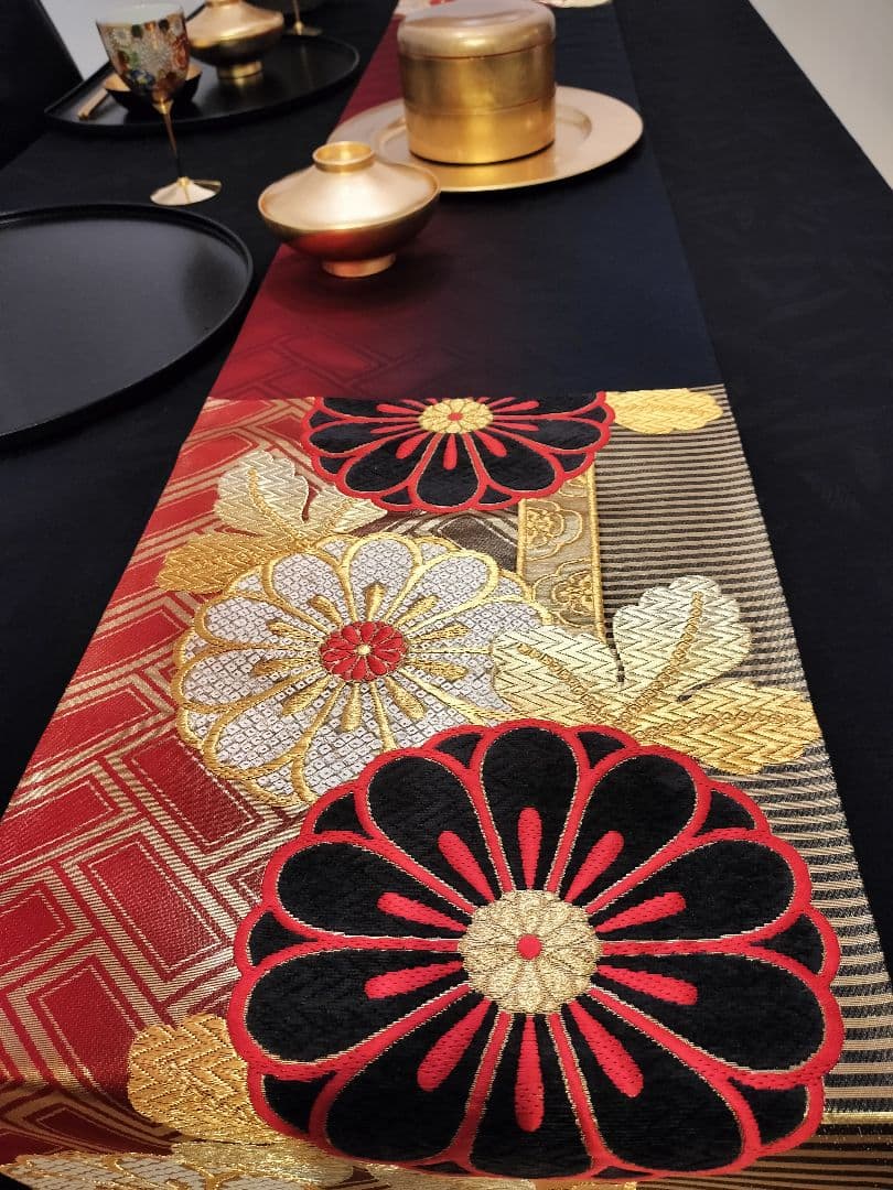 A649★逸品‼️じゅらく謹製 西陣織‼️2m24cm★上代28万札付