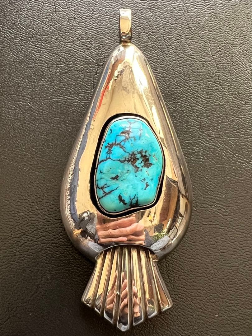 Johnny Pablo ナバホ　ペンダントトップ　インディアンジュエリー