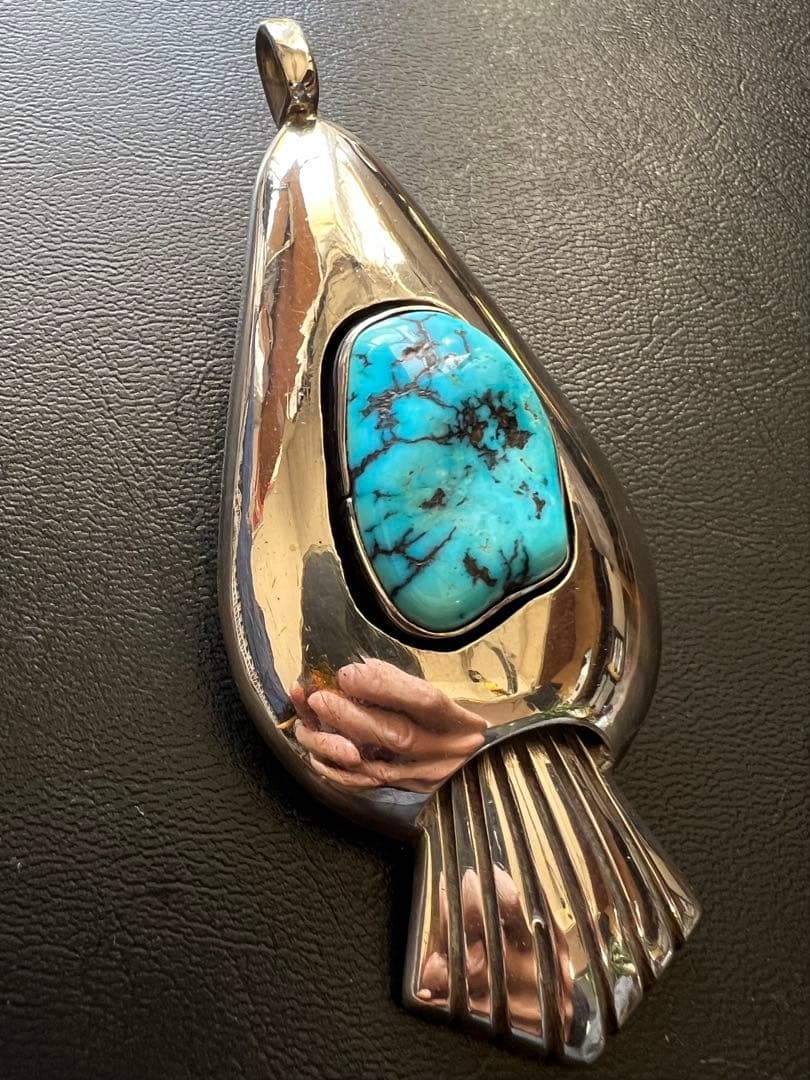 Johnny Pablo ナバホ　ペンダントトップ　インディアンジュエリー