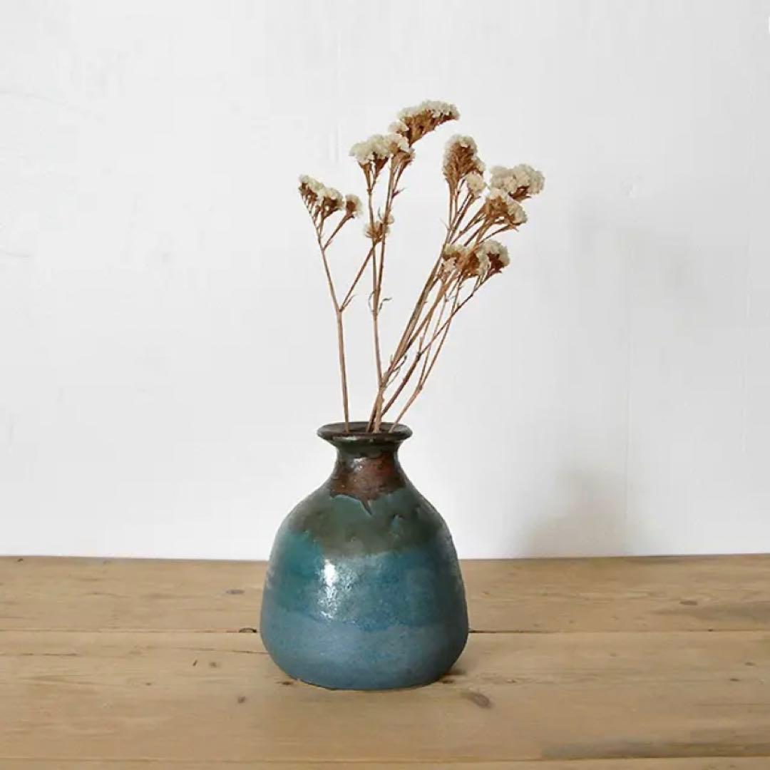 イギリス ポタリーベース Pottery Flower Vase