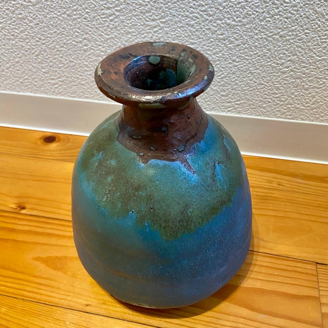 イギリス ポタリーベース Pottery Flower Vase