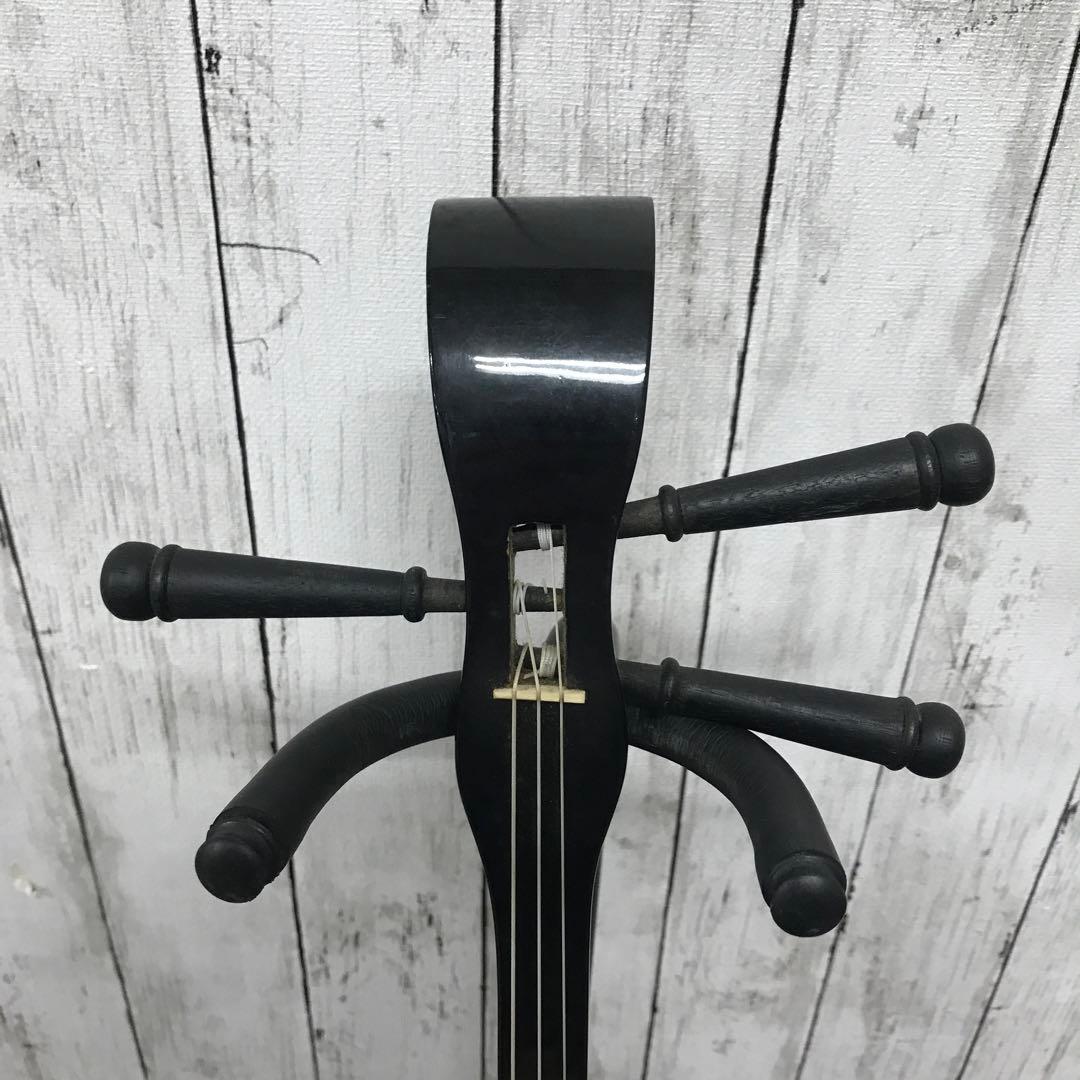 【極美品】三線 沖縄三線 弦楽器 和楽器 ケース付き　しゃみせん　H