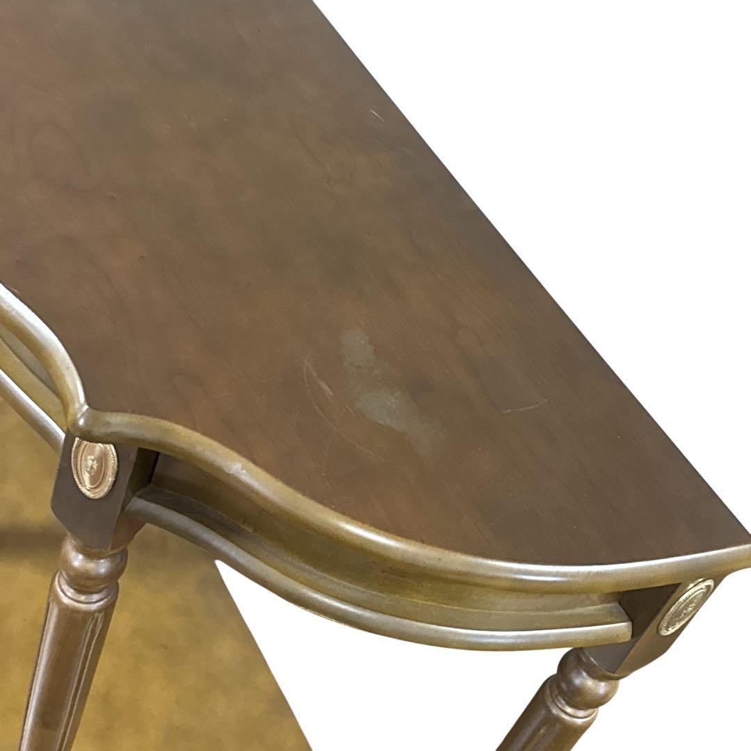 コンソールカウンターテーブル引出し付き 花台　電話台