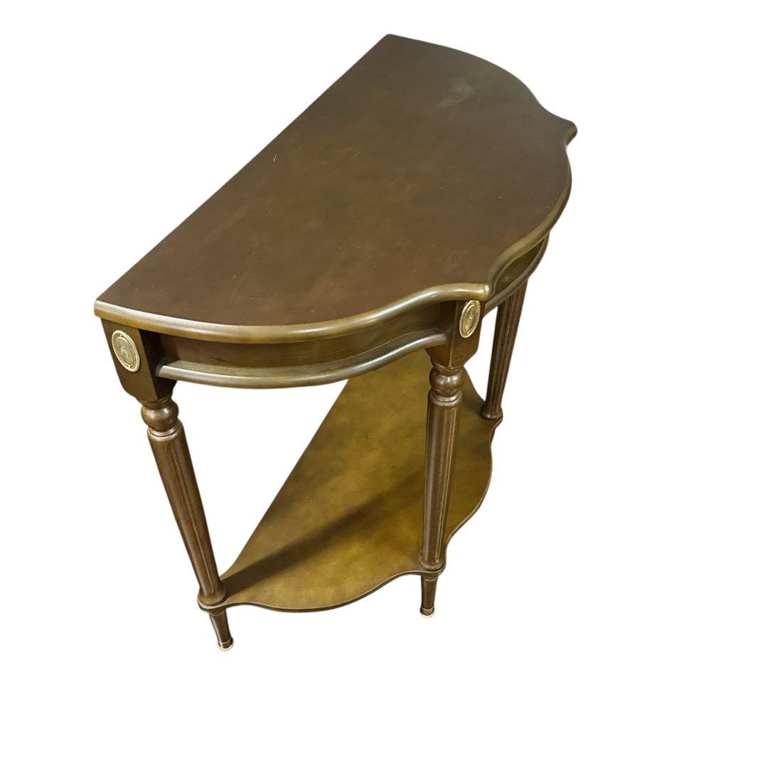 コンソールカウンターテーブル引出し付き 花台　電話台