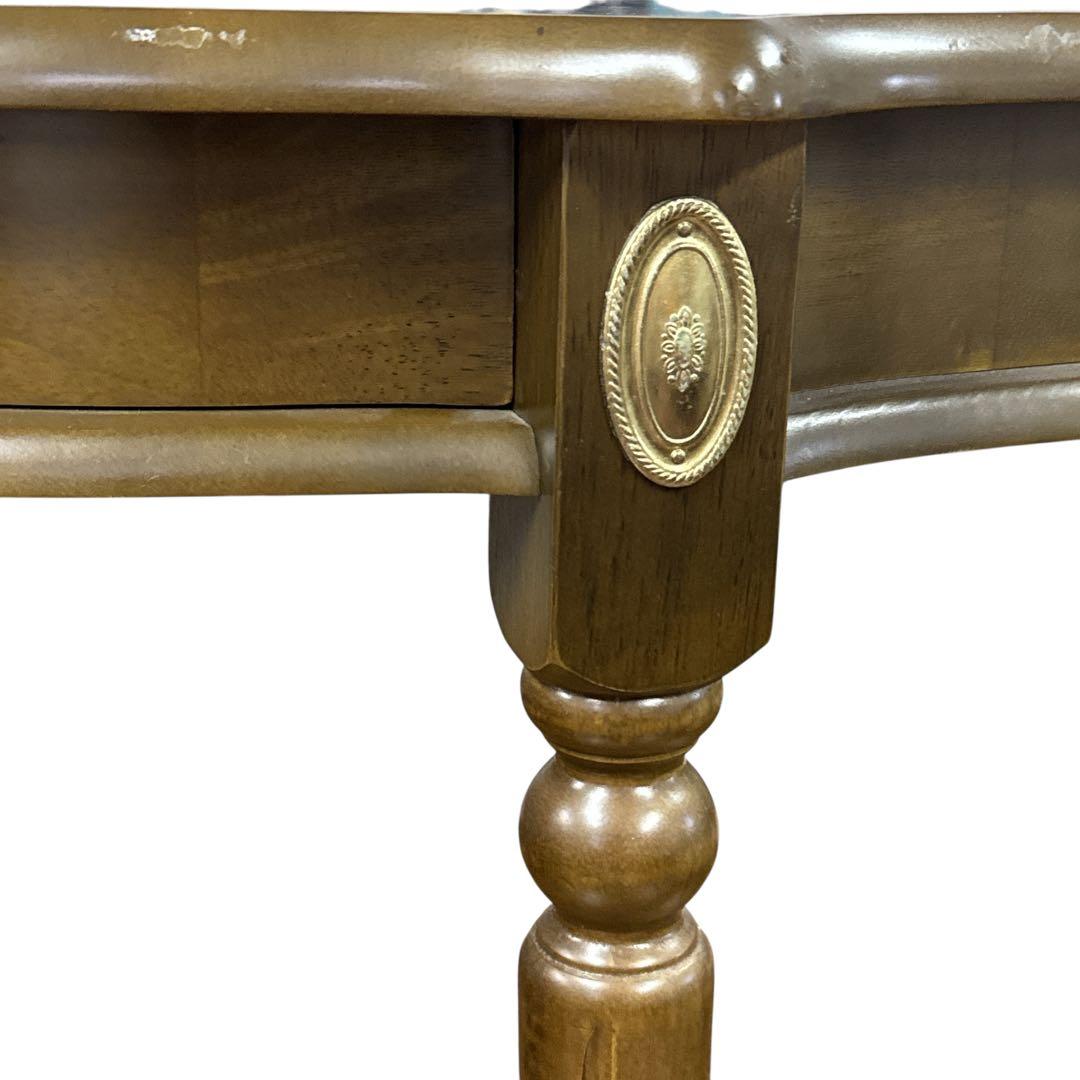 コンソールカウンターテーブル引出し付き 花台　電話台