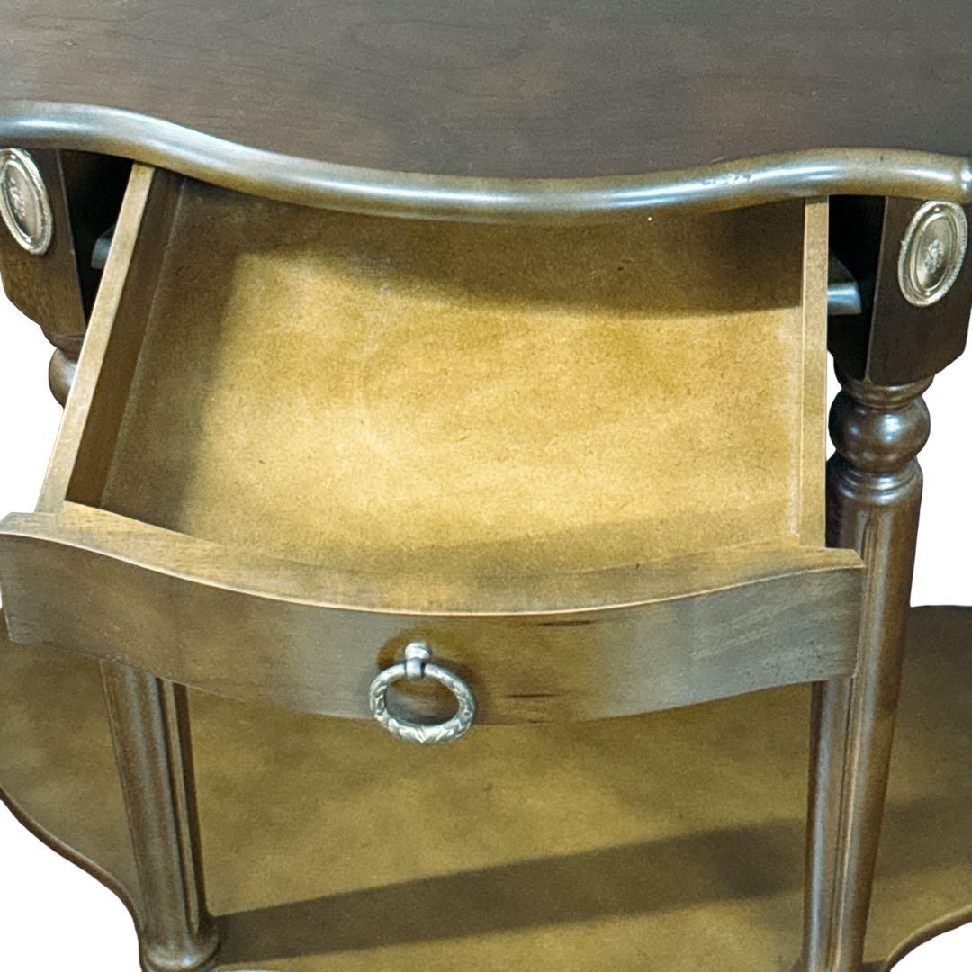 コンソールカウンターテーブル引出し付き 花台　電話台