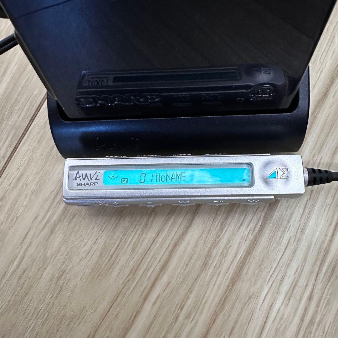 SHARP auvi MD-DS70-B ポータブルMDプレーヤー