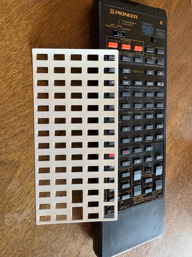 パイオニア システムコンポ Wave CL-X90用リモコン CU-CL003