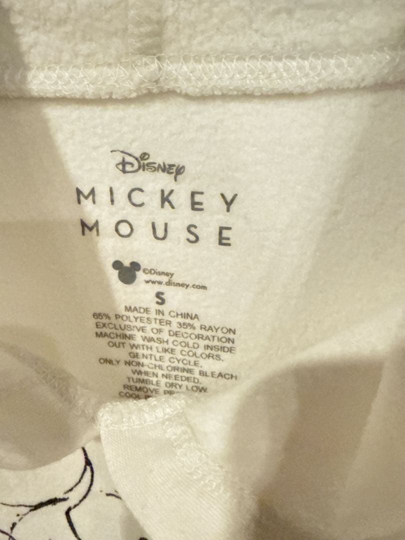 【希少デザイン】ディズニー ミッキーマウス スウェットパーカー スケッチ S