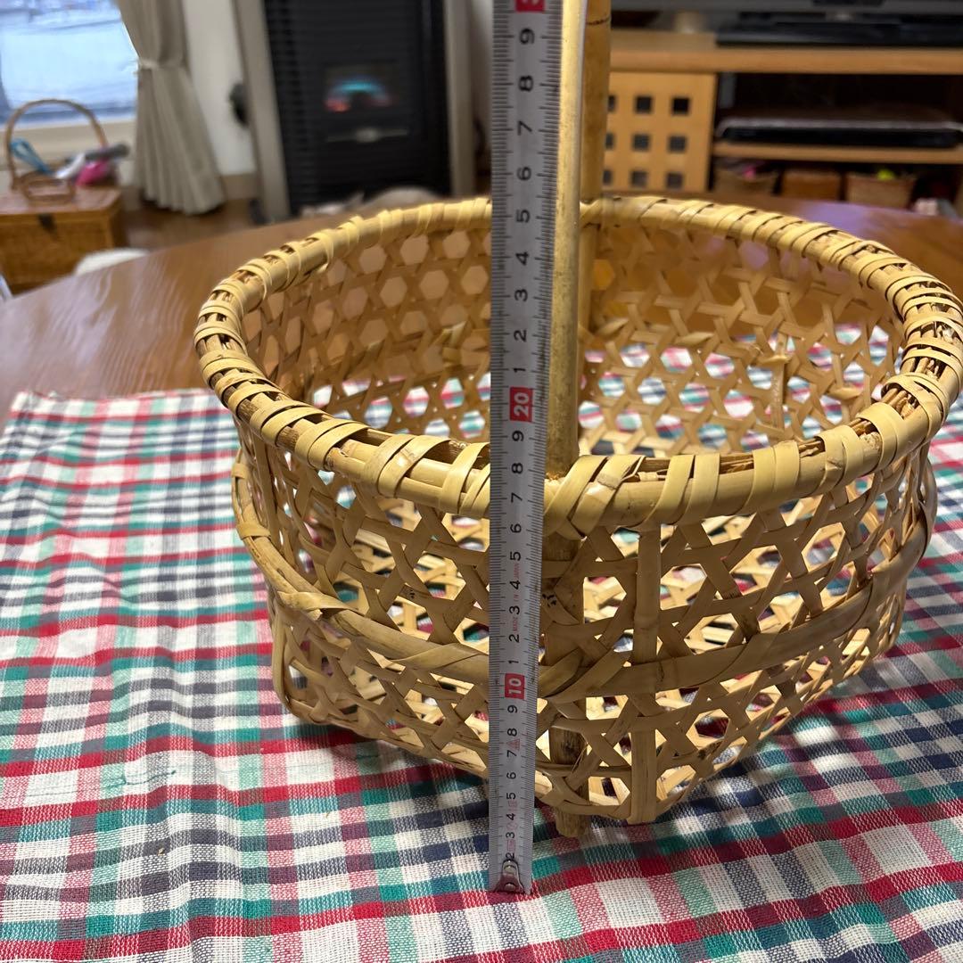 竹細工　かごバック　中型