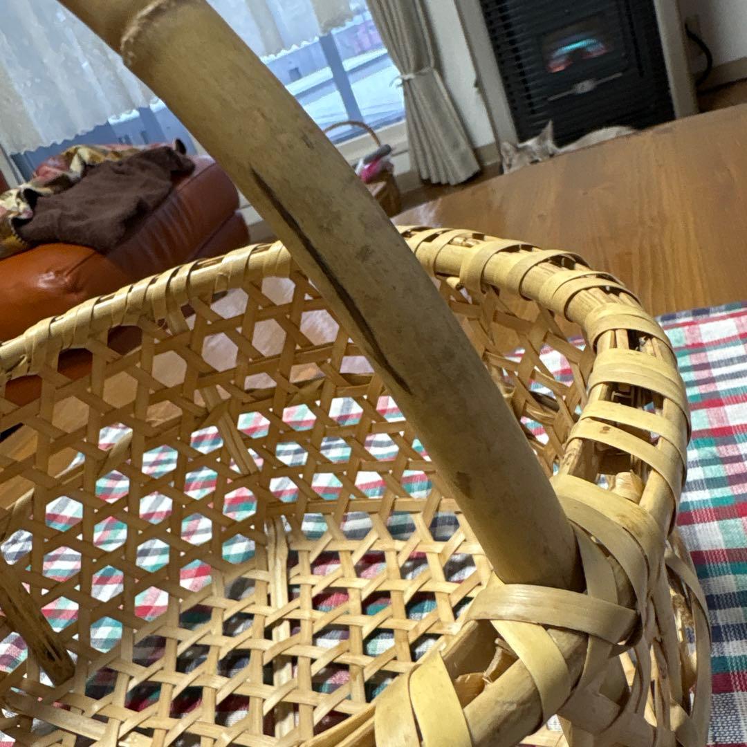 竹細工　かごバック　中型