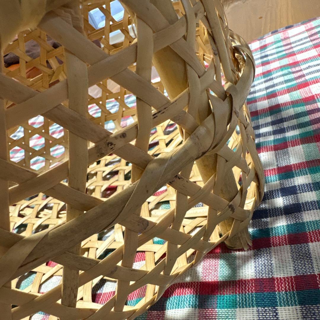 竹細工　かごバック　中型